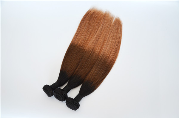 100% human hair T color hair extension